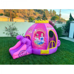 DisneyPrincessCarriageInflatableOutdoorBounceHousewithSlideandBallPit201 1686151259 Disney Princess Carriage Inflatable Bounce House with Slide