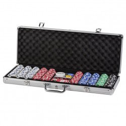 AmericanLegend500PcPokerChipSetWithAluminumCase 1704850943 Poker Table 10 Player 84"