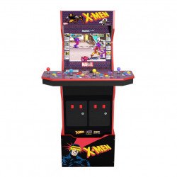 Arcade1UpX Men4 playerArcadewithRiserExclusiveStoolandLight UpMarquee 1704336220 X-Men 4-Player Arcade Game