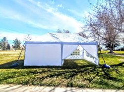 10x20 Popup Tent W/Sidewalls Delivery & Setup inc