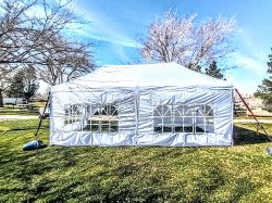 1000005389 1708484218 10x20 Popup Tent W/Sidewalls Delivery & Setup inc