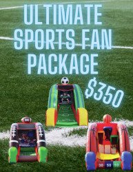 Ultimate Giant Inflatable Sports Fan Package